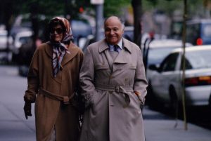 jackie bouvier kennedy onassis on the street with maurice.jpg